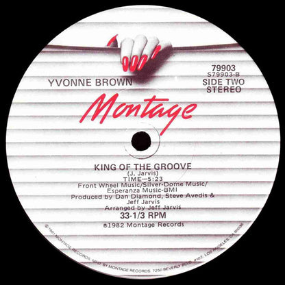 Yvonne Brown : Goin' Down / King Of The Groove (12")