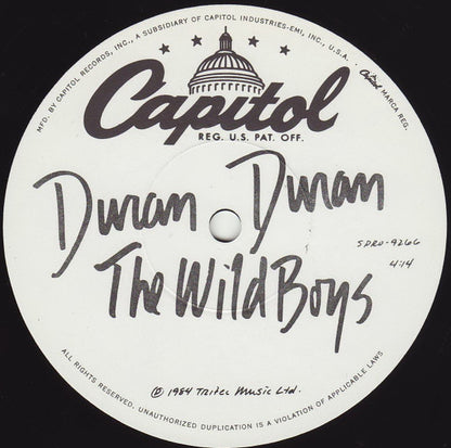 Duran Duran : The Wild Boys (12", Single, Promo)