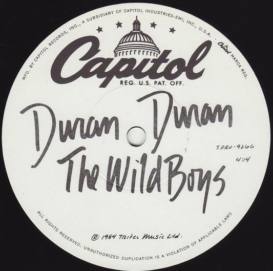 Duran Duran : The Wild Boys (12", Single, Promo)