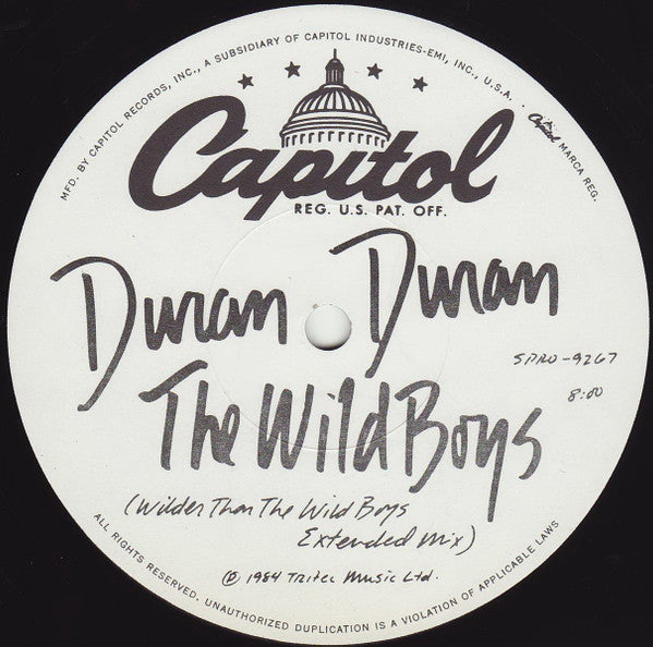 Duran Duran : The Wild Boys (12", Single, Promo)
