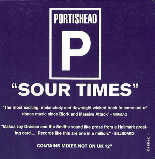 Portishead : Sour Times (12", Promo)