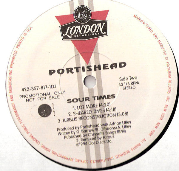 Portishead : Sour Times (12", Promo)