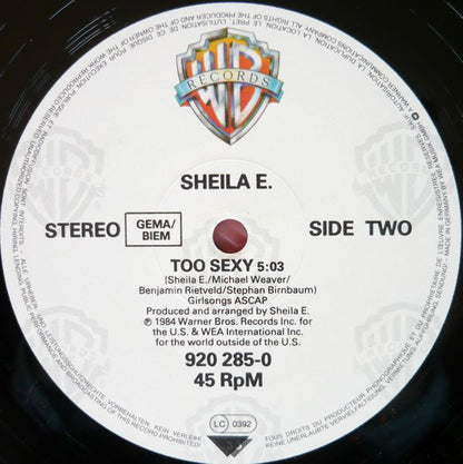 Sheila E. : The Belle Of St. Mark (12", Single)