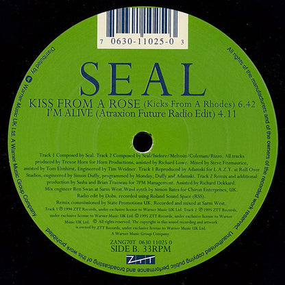 Seal : I'm Alive (Sasha & B.T.'s Remix) (12")