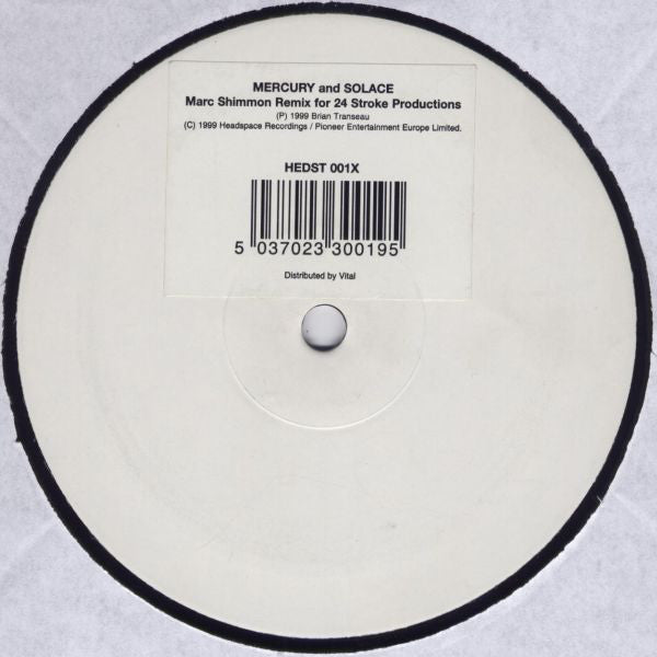 BT : Mercury And Solace (12", S/Sided, W/Lbl)
