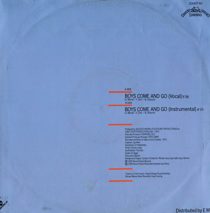 April Jaffe : Boys Come And Go (12")