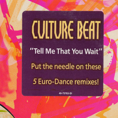 Culture Beat : Tell Me That You Wait (12")