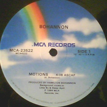 Bohannon* : Motions (12")