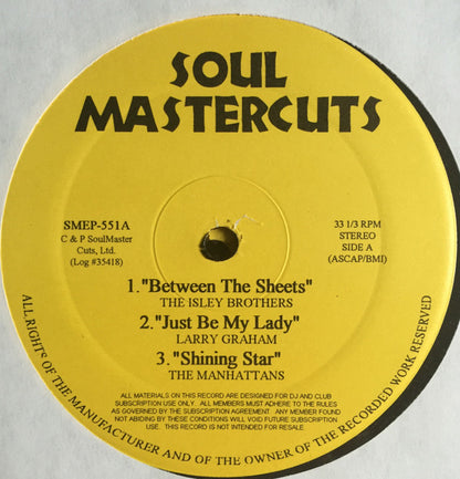 Various : Soul Mastercuts  (12", EP, Comp, Unofficial)