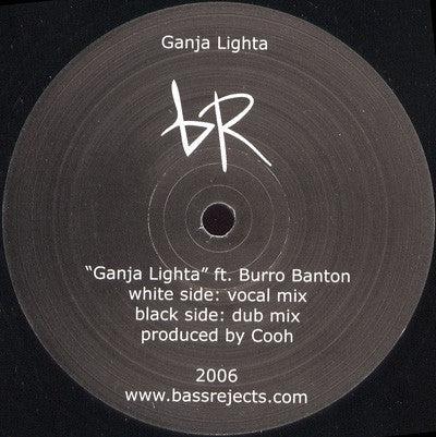 Cooh ft. Burro Banton : Ganja Lighta (12")