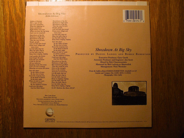 Robbie Robertson : Showdown At Big Sky (7", Single)