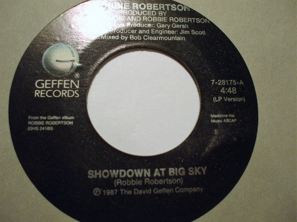 Robbie Robertson : Showdown At Big Sky (7", Single)