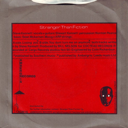 Stranger Than Fiction : Losing You (7", Single)