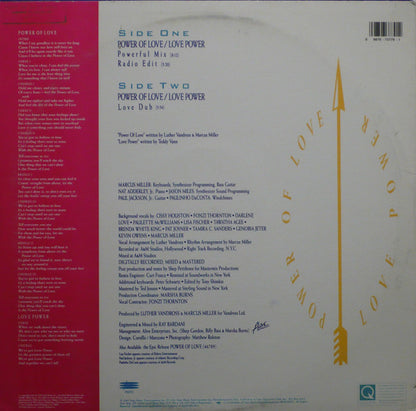 Luther Vandross : Power Of Love / Love Power (12" Power Mixes) (12")