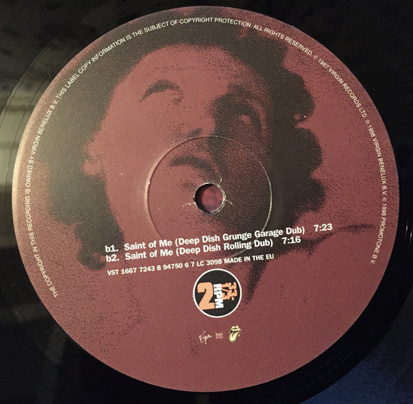 The Rolling Stones : Saint Of Me (12", Maxi)