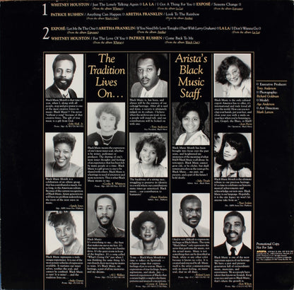 Various : Black Music Month Sampler: The Tradition Lives On (LP, Promo, Smplr)