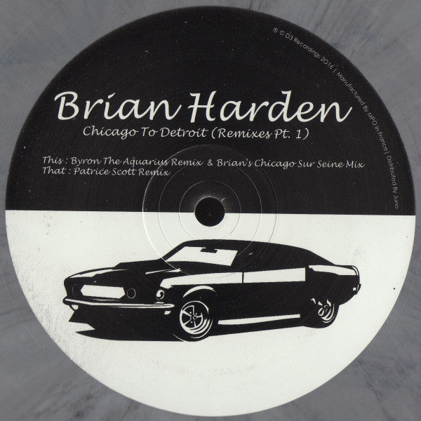 Brian Harden : Chicago To Detroit (Remixes Pt. 1) (12", Gre)
