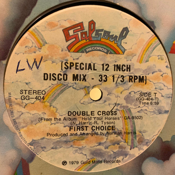 First Choice : Double Cross / Great Expectations (12", Single)