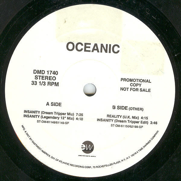 Oceanic : Insanity (12", Promo)