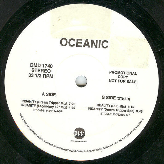 Oceanic : Insanity (12", Promo)