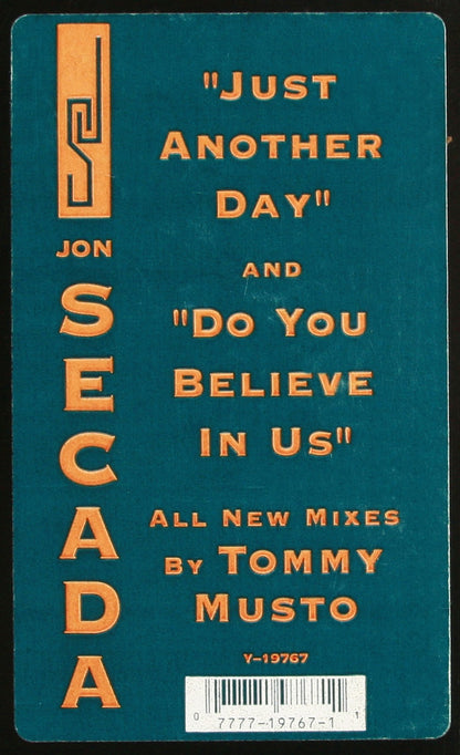 Jon Secada : Do You Believe In Us / Just Another Day (12")