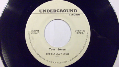 Tom Jones : Say You'll Stay Until Tomorrow / She's A Lady (7")