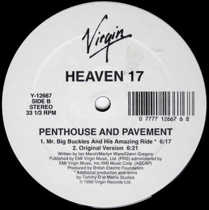 Heaven 17 : Penthouse And Pavement - The Tommy D Remixes (12", Single)
