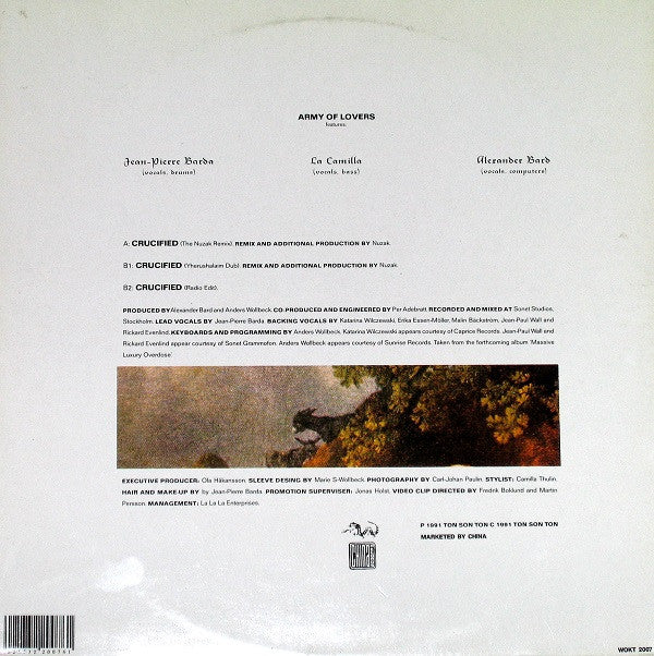 Army Of Lovers : Crucified (12", Single, P.R)