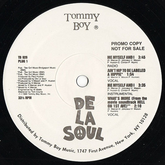 De La Soul : Me Myself And I (12", Promo)