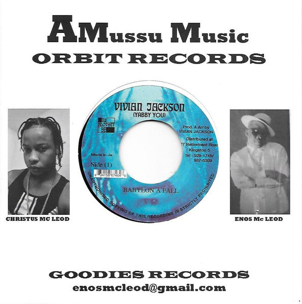 Yabby You : Babylon A Fall (7", Single, RE)
