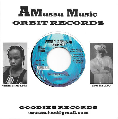Yabby You : Babylon A Fall (7", Single, RE)