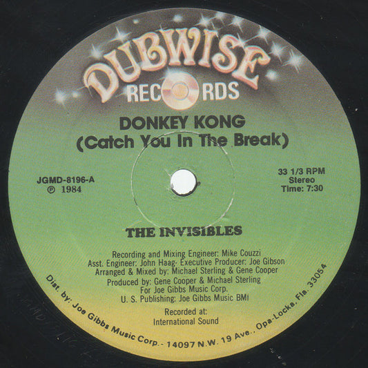 The Invisibles (2) : Donkey Kong (Catch You In The Break) (12")