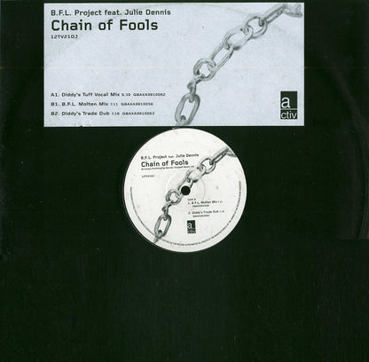 B.F.L. Project feat. Julie Dennis : Chain Of Fools (12", Promo)