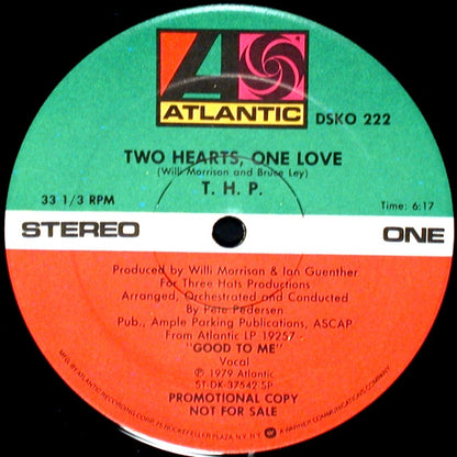 T. H. P.* : Two Hearts, One Love (12", Promo)