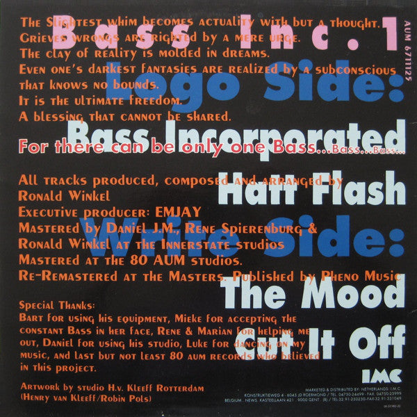 Bass Inc. : Bass Inc. 1 (12")