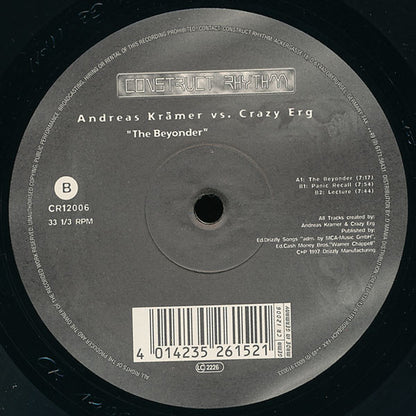 Andreas Krämer vs. Crazy Erg : The Beyonder (12")