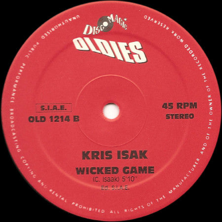 2U / Kris Isak : Take My Breath Away / Wicked Game (12", Comp)