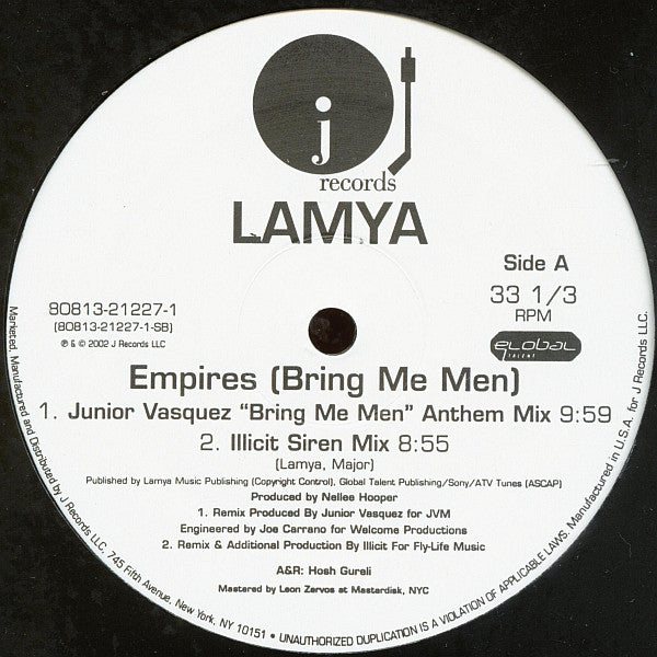 Lamya : Empires (Bring Me Men) (12")