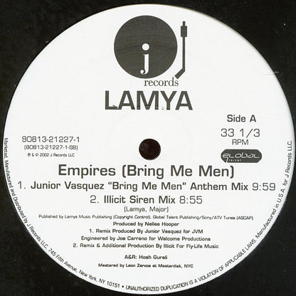 Lamya : Empires (Bring Me Men) (12")