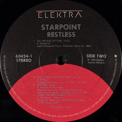 Starpoint : Restless (LP, Album, Spe)