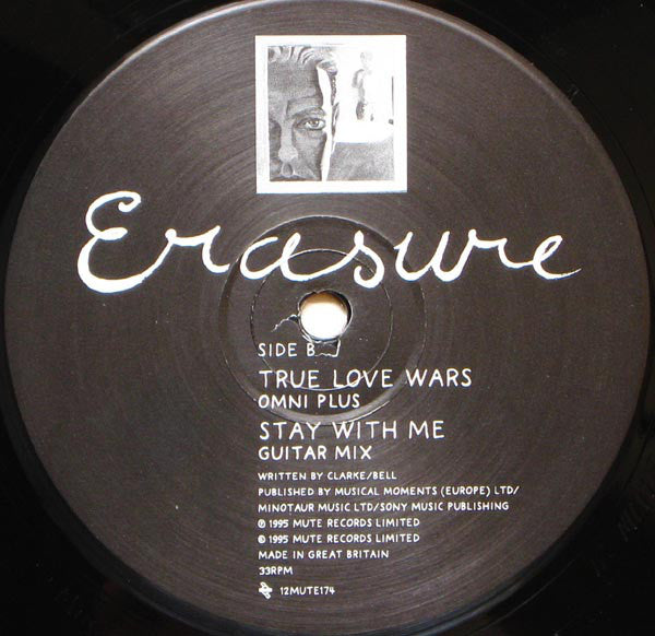Erasure : Stay With Me (12", Single)