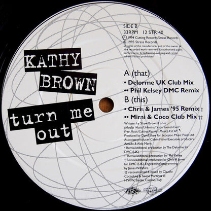 Praxis (2) Feat. Kathy Brown : Turn Me Out (12")