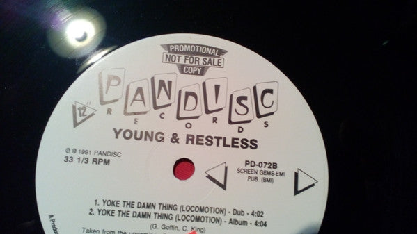 Young & Restless : Yoke The Damn Thing (Locomotion) (12", Promo)