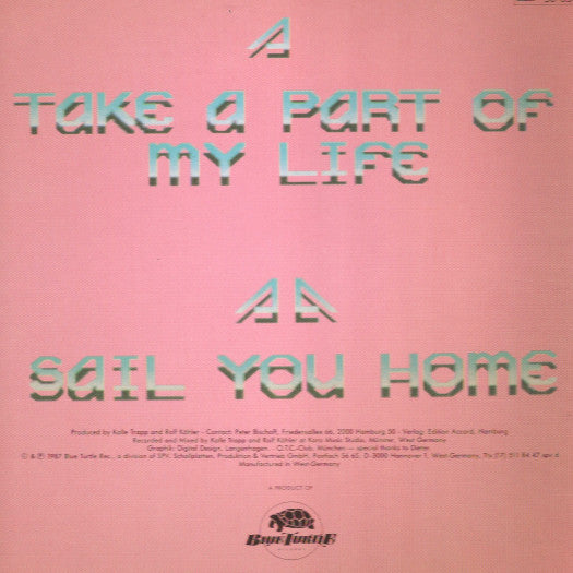 O.T.C. (2) : Take A Part Of My Life (12", Maxi)