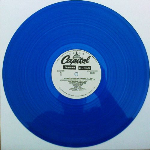 Duran Duran : Too Much Information (12", Ltd, Blu)