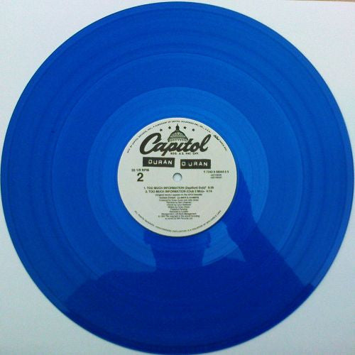 Duran Duran : Too Much Information (12", Ltd, Blu)