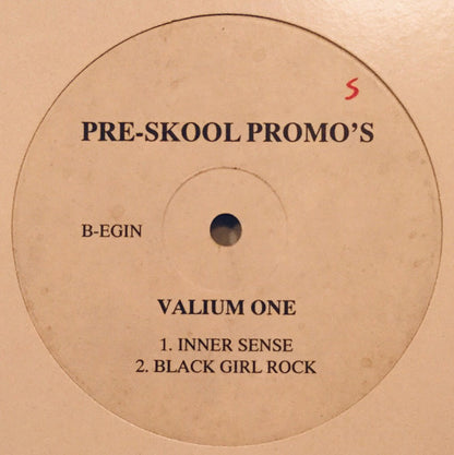Various : Pre-Skool Promo's Valium One (12")