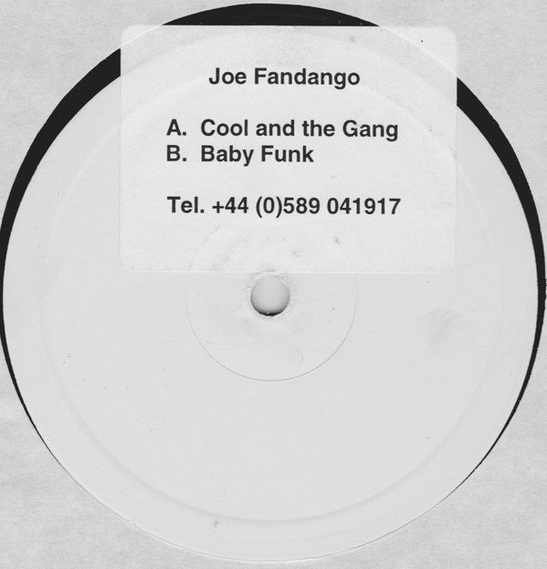 Joe Fandango : Cool And The Gang / Baby Funk (12", W/Lbl, Sti)