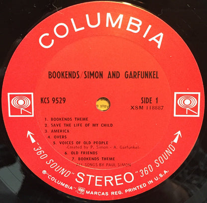 Simon & Garfunkel : Bookends (LP, Album, Ter)