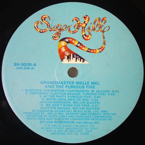 Grandmaster Melle Mel And The Furious Five* : Grandmaster Melle Mel And The Furious Five (LP, Album, Glo)